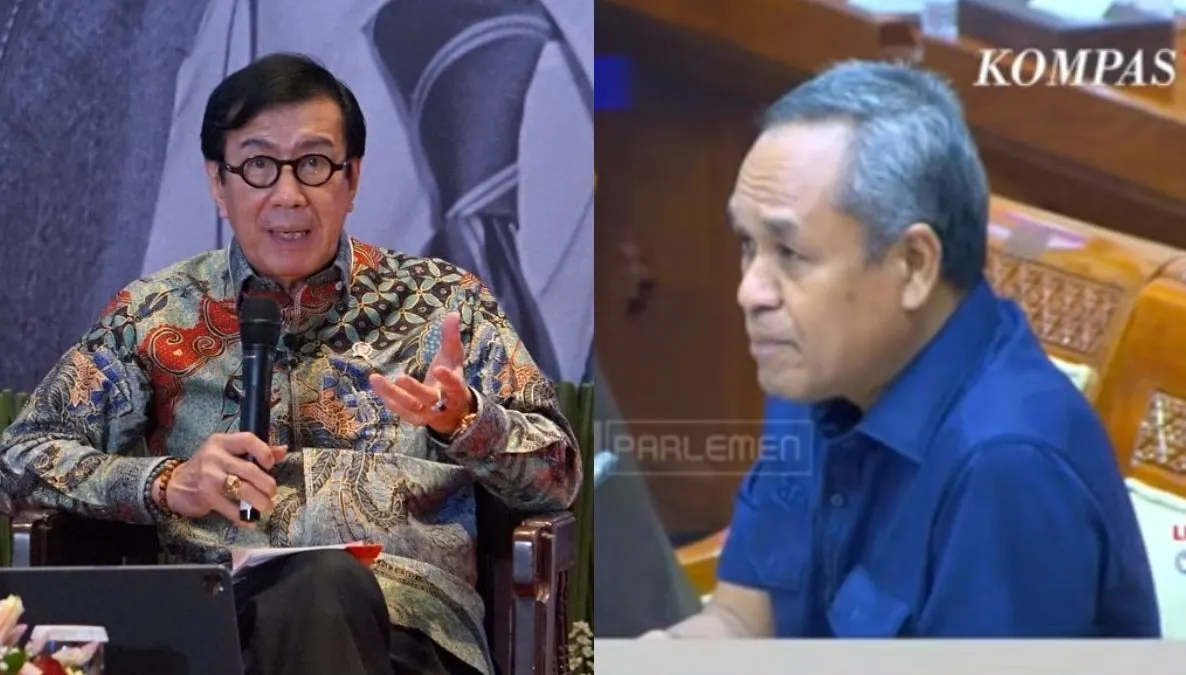Benny K Harman dan Menkumham Yasonna Laoly