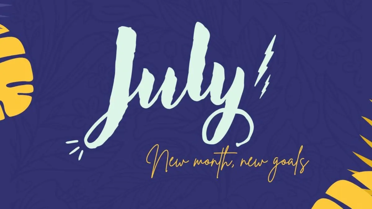 Ilustrasi Bulan Juli