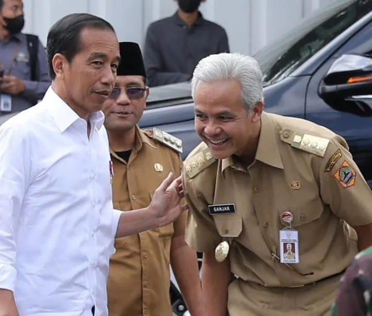Presiden Jokwi dan Ganjar Pranowo