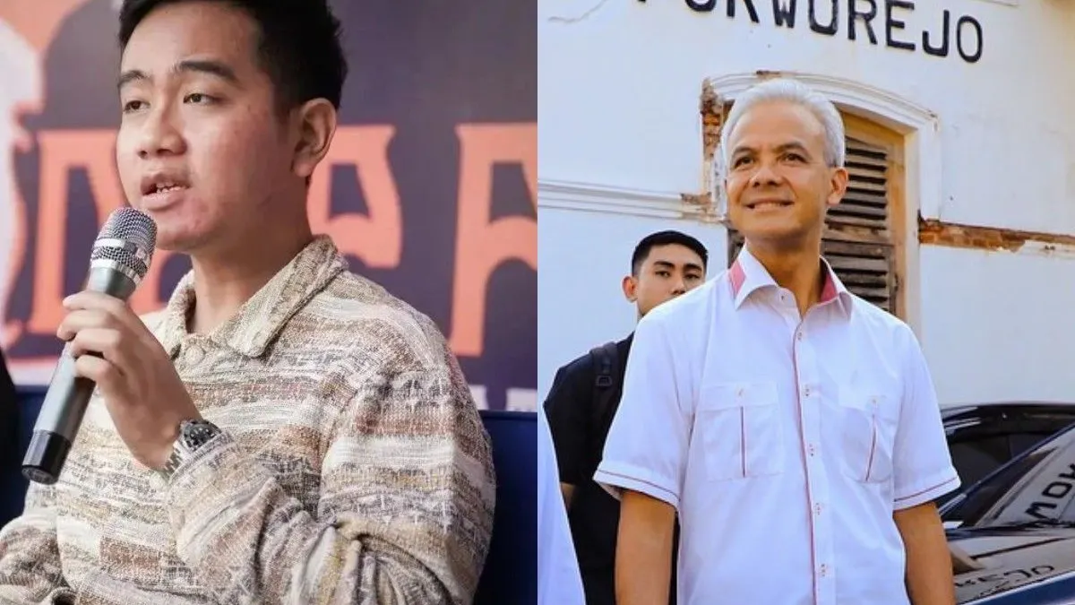 Gibran dan Ganjar Pranowo 