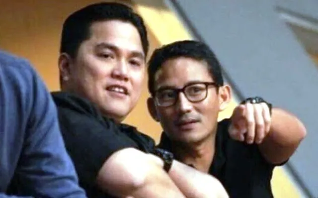 Erick-Thohir-dan-Sandiaga-Uno