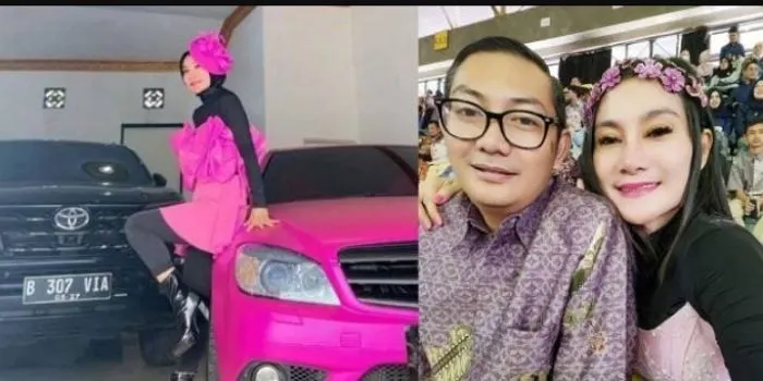 Esha Rahmansah Abrar bersama istri yang bergaya hedon.