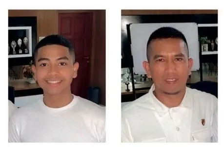 Potret Aditya Hasibuan dan Achiruddin Hasibuan