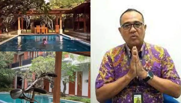 Potret rumah megah Rafael Alun Trisambodo pejabat Ditjen Pajak.(Twitter  @logikapolitikid)
