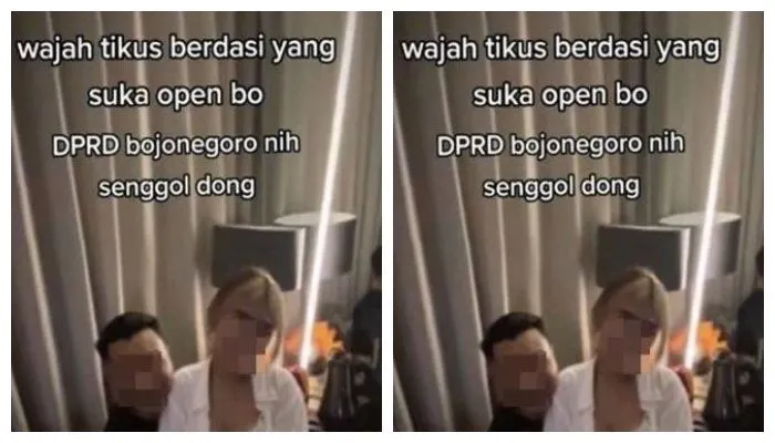 Viral Video Diduga Anggota DPRD Bojonegoro Pangku Cewek