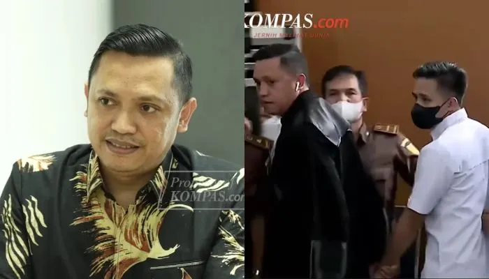 Ronny Talapessy saat sidang menemani Richard Eliezer