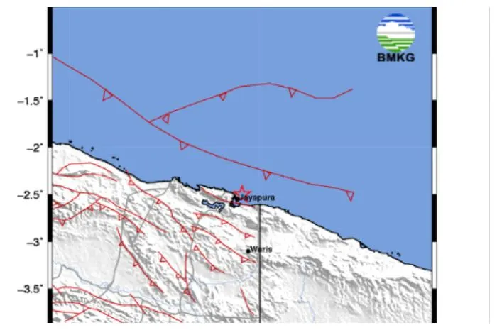Illustrasi. Gempa 3.0 Guncang Jayapura