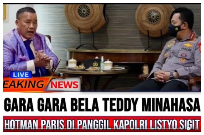 Beredar Video Hotman paris Dipanggil oleh Kapolri Listyo Sigit