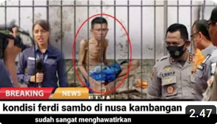 CEK FAKTA: Kondisi Ferdy Sambo di Nusa Kambangan