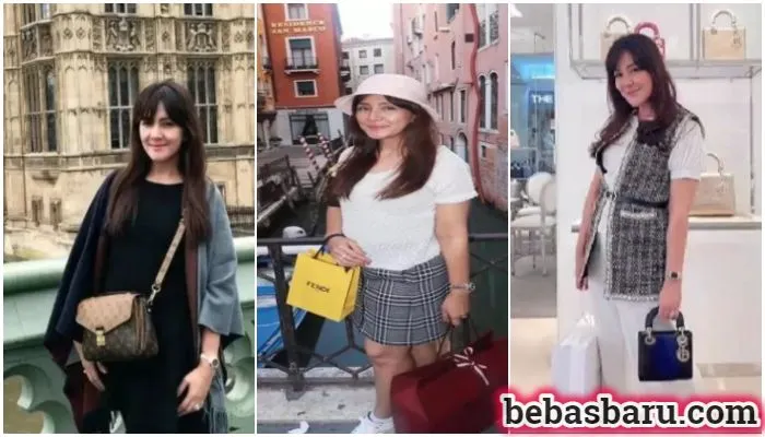 Ernie Meike Torondek, istri Rafael Alun  dengan penampilan mewah dan koleksi tas brandednya