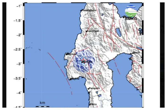 Illustrasi. Gempa Bumi 3.9 Magnitudo