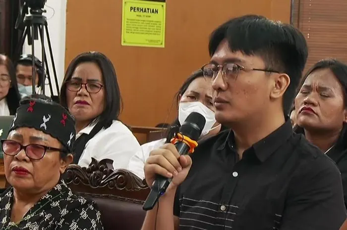 Reza Hutabarat, adik dari almarhum Brigadir J