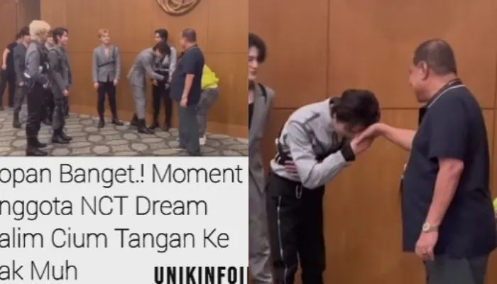 NCT Dream Ketemu Pak Muh Langsung Salim Cium Tangan
