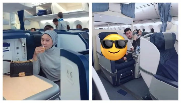 Direktorat Lalu Lintas dan Angkutan Laut Muhammad Rizki Alamsyah (kanan) dan istrinya