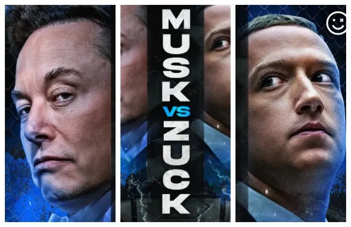 Elon Musk dan Mark Zuckerberg