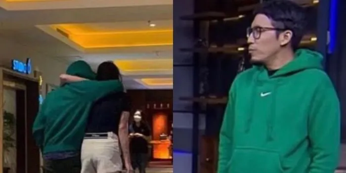 VIRAL foto pria diduga Desta rangkul wanita di bioskop