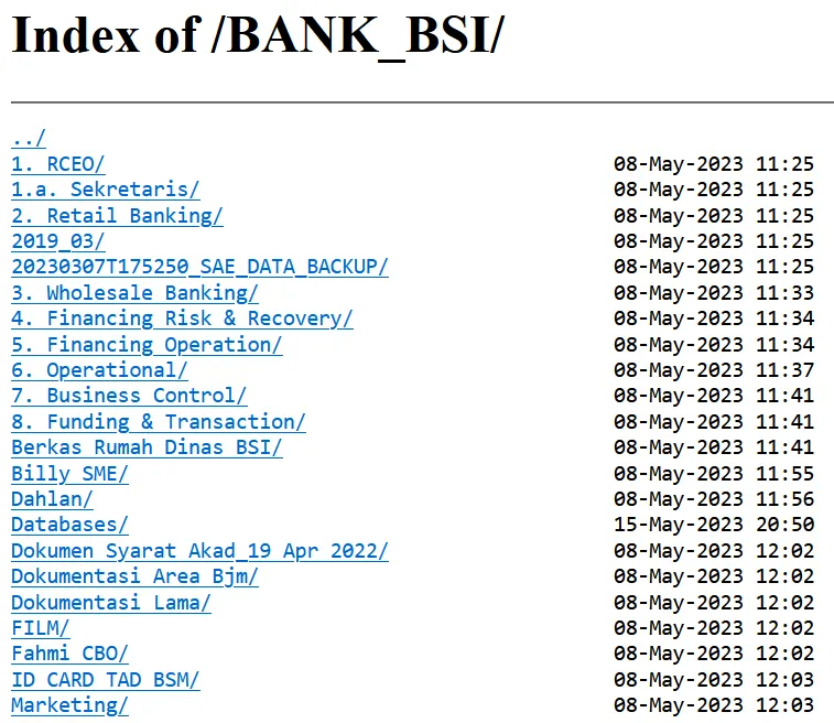 Hacker Lockbit Bocorkan Data Nasabah Bank BSI ke Dark Webeb