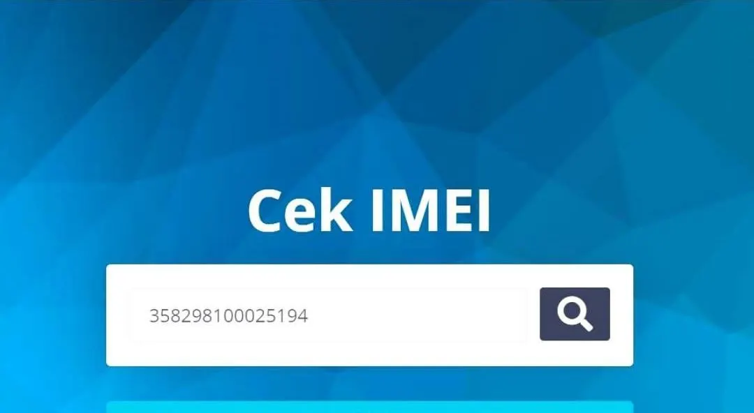 IMEI yang merupakan identitas dari sebuah perangkat atau peralatan, selalu terdiri dari 15 digit angka berbeda.