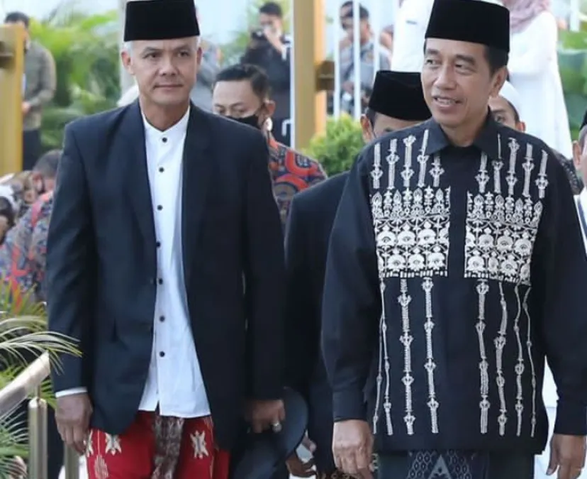 Ganjar Paranowo dan Jokowi 