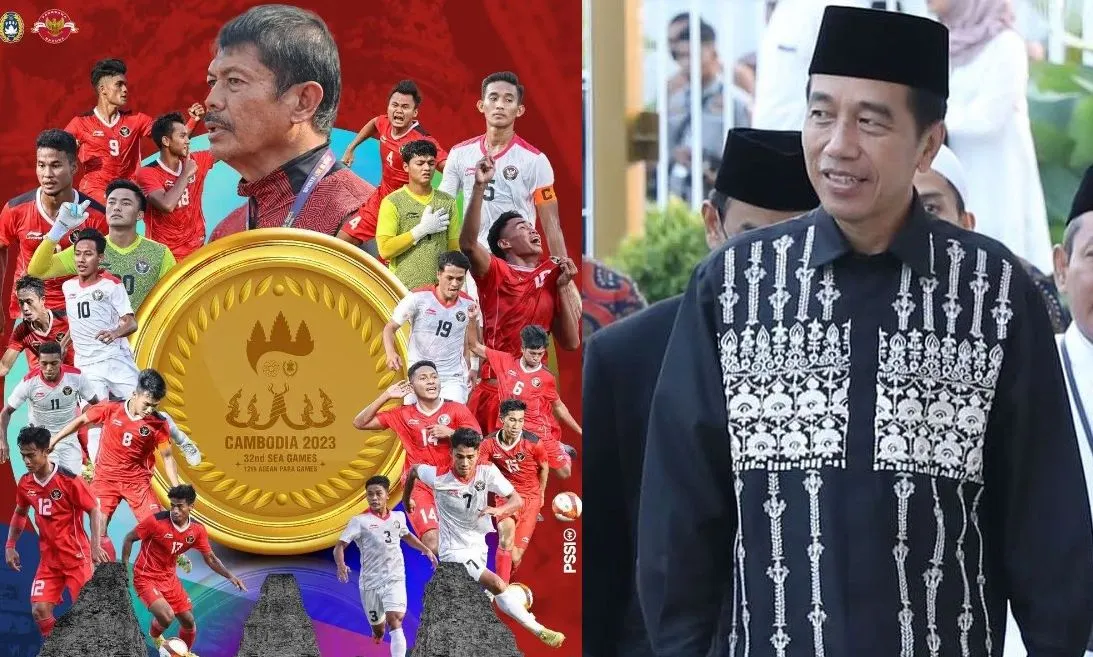 Presiden Jokowi dan Timnas U-22