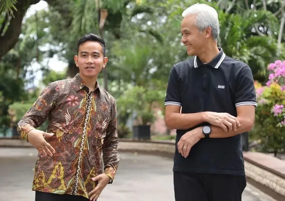 Gibran dan Ganjar Pranowo
