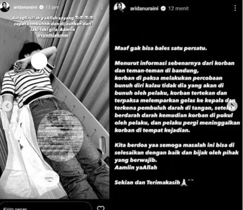Heboh! Diduga Oknum Polisi Tega Aniaya Mantan Pacar hingga Bersimbah Darah Viral di Sosmed Korban Dipaksa...