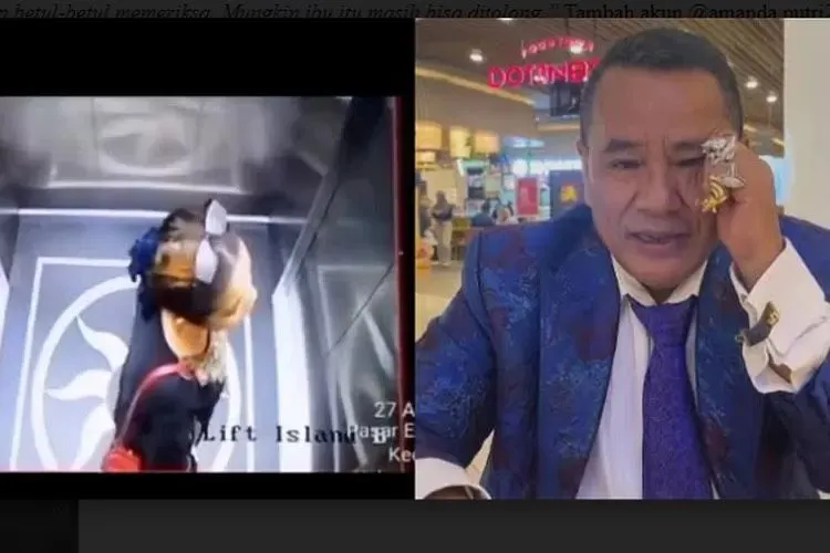 Hotman Paris dan wanita yang tewas jatuh dari Lift di Bandara Kualanamu