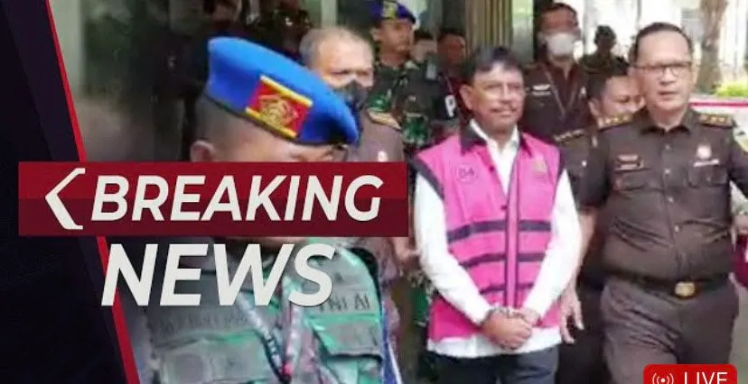 Menkominfo Johnny G Plate Ditetapkan Sebagai Tersangka