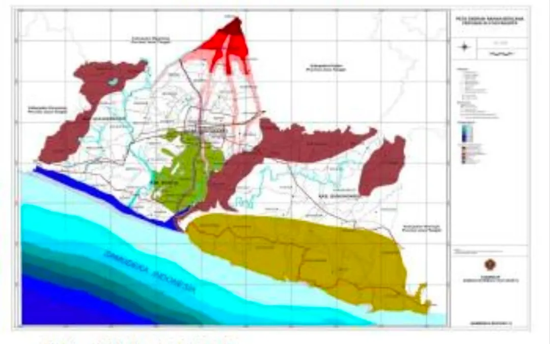 illustrasi. Peta Rawan Bencana BMKG