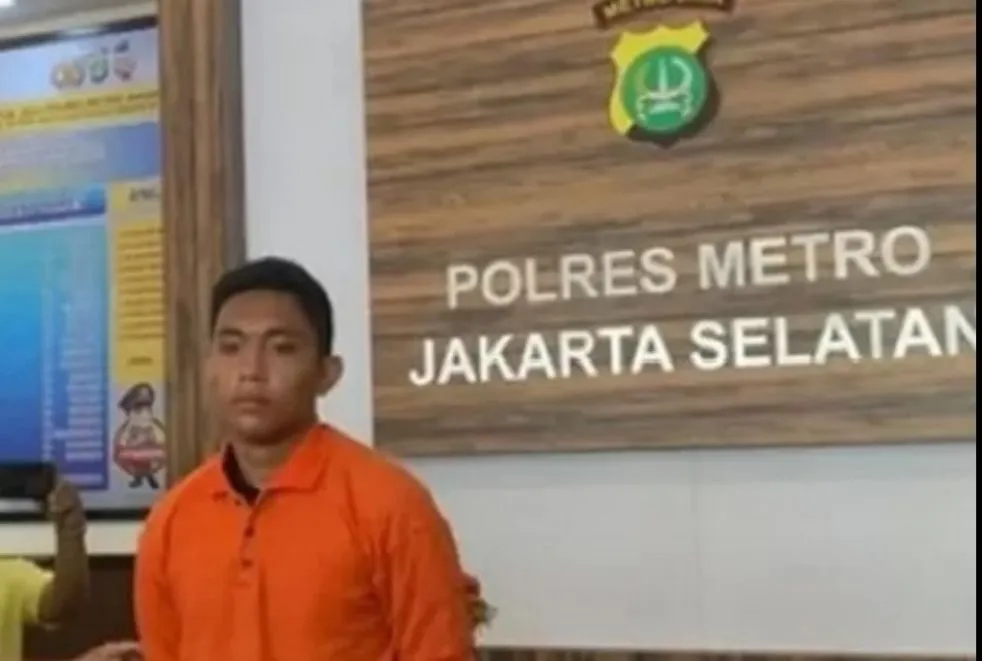 Mario Dandy Satrio saat di Polres Jakarta Selatan usai ditetapkan tersangka 