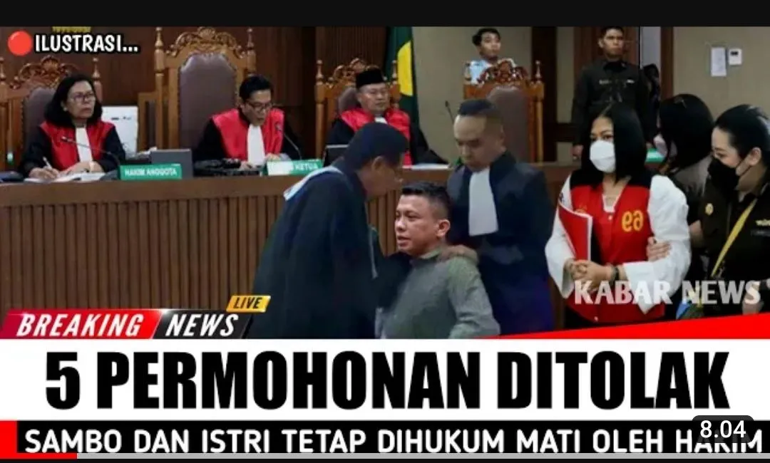 Ferdy Sambo dan Putri Candrawati akan Dieksekusi Mati Bersama