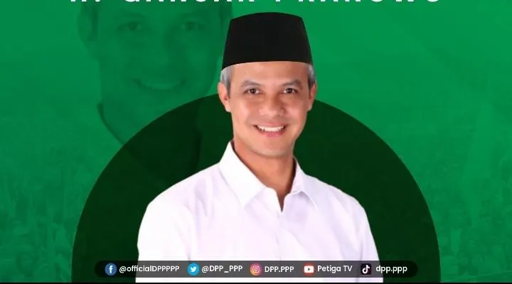 Ganjar Pranowo menjadi bacapres 2024 pilihan PPP