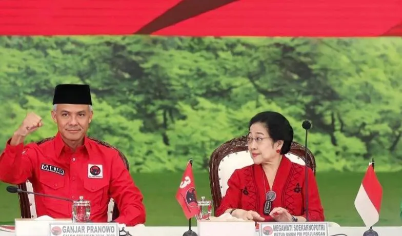 Megawati dan Ganjar Pranowo