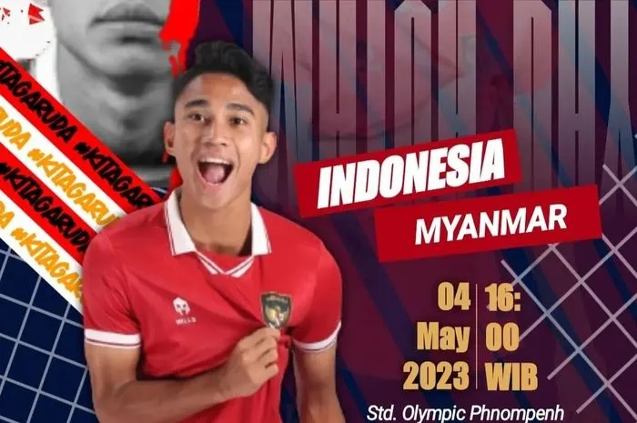 Poster pertandingan Indonesia vs Myanmar