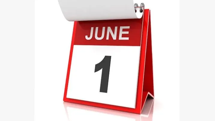 Kalender 1 Juni 2023