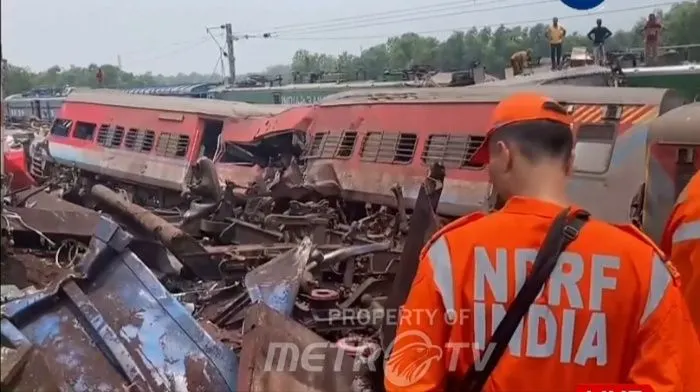 Kecelakaan Kereta di India yang Tewaskan Ratusan Korban