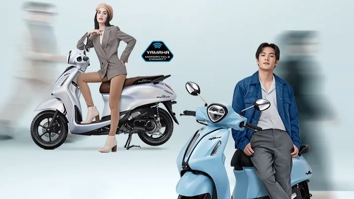 Illustrasi. Honda Matic Yamaha