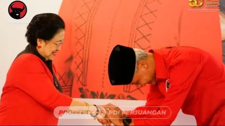 Megawati Soekarnoputri dan Ganjar Pranowo