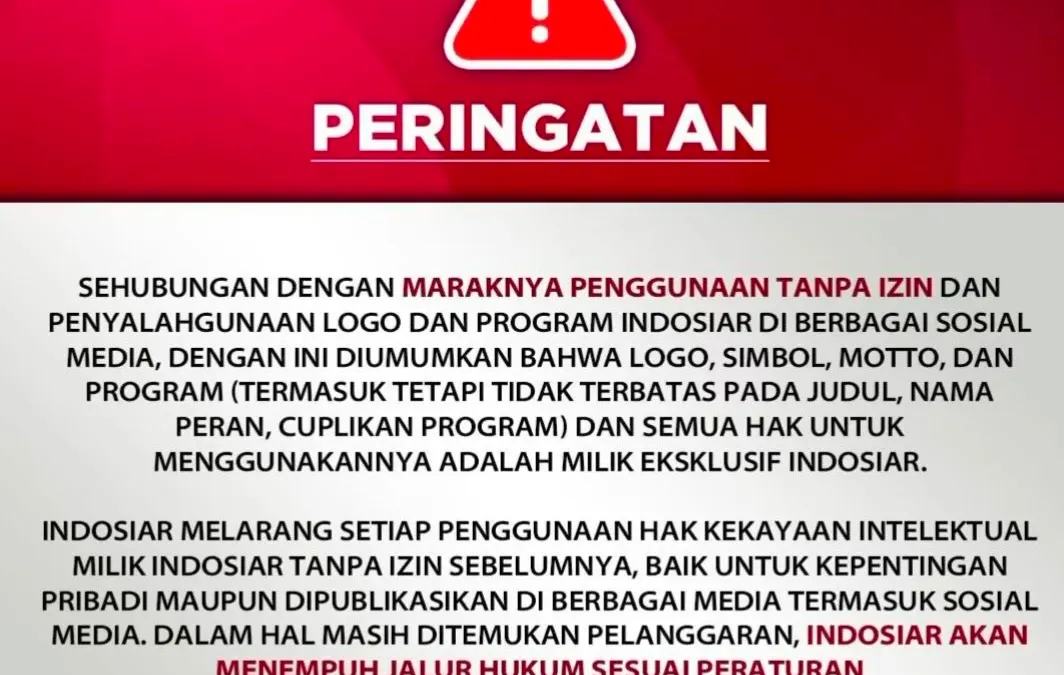 Peringatan Indosiar