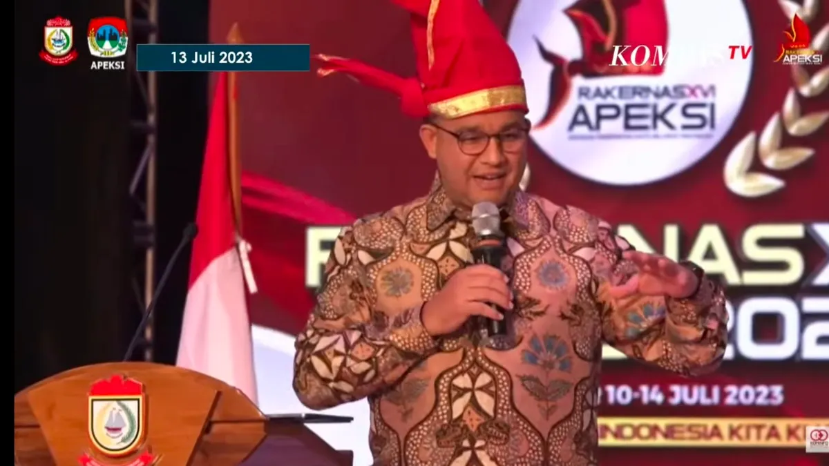 Anies Baswedan kembali menyampaikan kritik soal ketimpangan pembangunan di Indonesia.