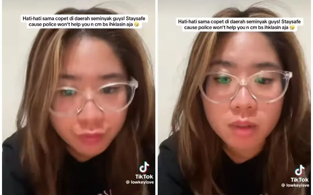 Viral Wisatawan di Bali Jadi Korban Jambret, Lapor Polisi Tapi Tak Dihiraukan Malah Asyik Ngebir (TikTok) 