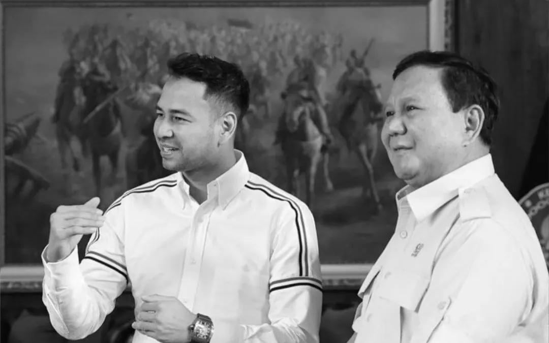 Raffi Ahmad dan Prabowo Subianto 