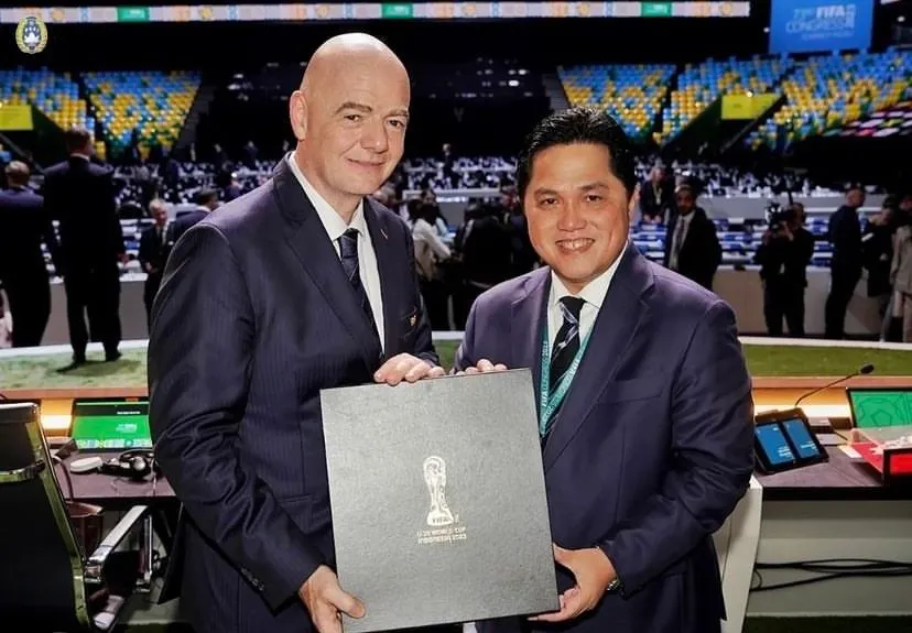 Erick Thohir kembali temui FIFA.