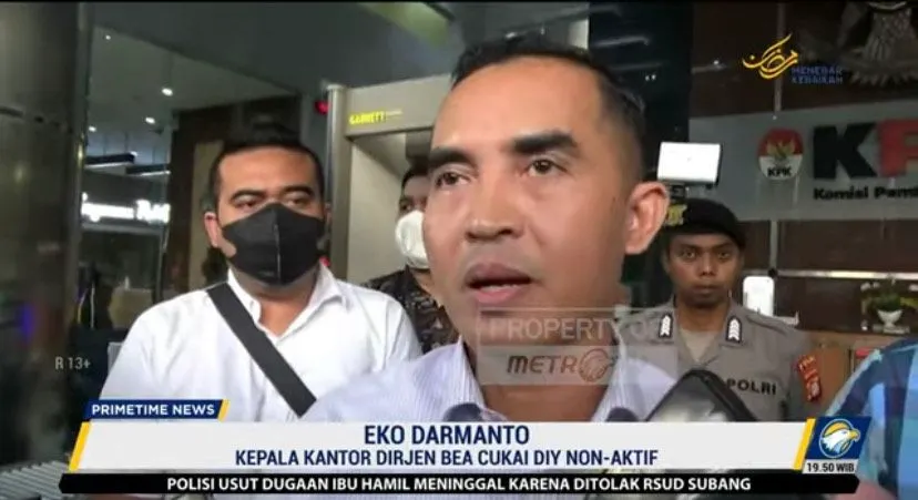 Eko Darmanto Kepala Kantor Dirjen Bea dan Cukai Provinsi Daerah Istimewa Yogyakarta (DIY) non-aktif