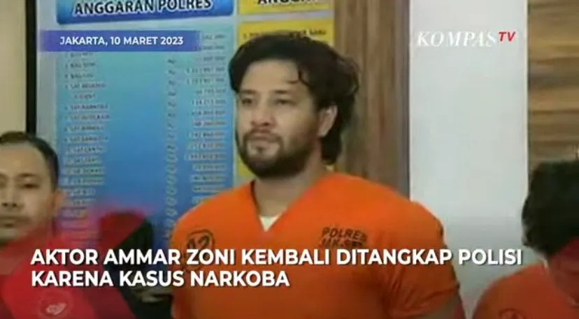 Ammar Zoni Ketika Ditangkap Polisi atas Sabu