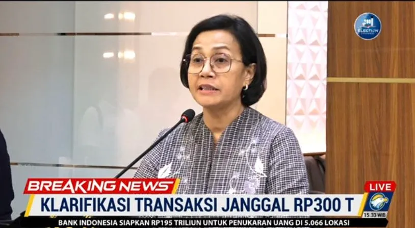 Menkeu Sri Mulyani