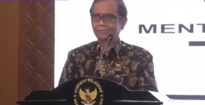Menko Polhukam, Mahfud MD.