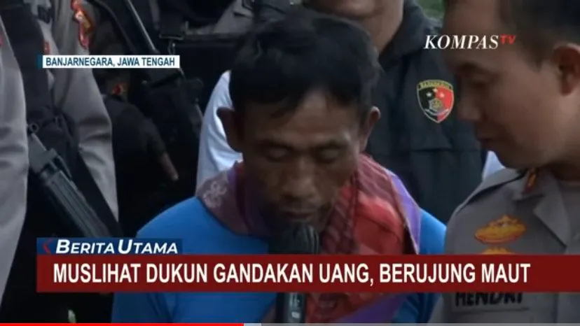 Mbah Slamet atau Slamet Tohari Si Dukun Palsu Pengganda Uang di Banjarnegara