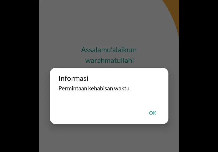 Potret BSI Error