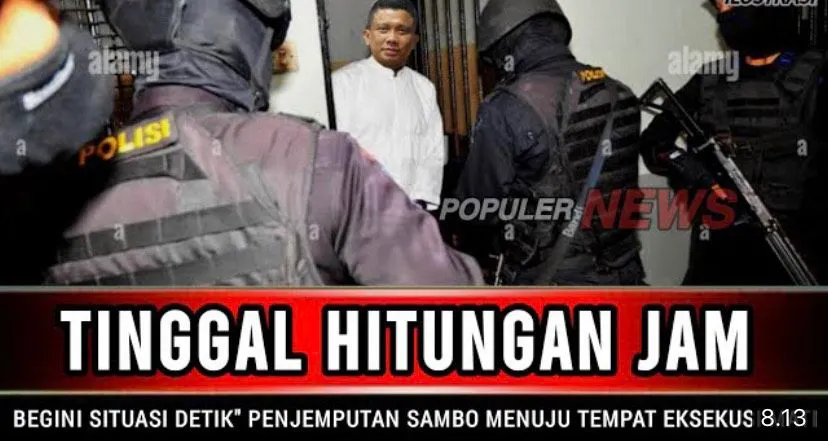 Densus 88 Jemput Ferdy Sambo Jelang Dieksekusi Mati Hari Ini, Benarkah Cek Faktanya